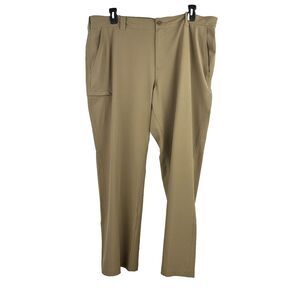 Columbia Omni Shield Advance Repellency Pants Mens 40 Brown Straight Leg Stretch